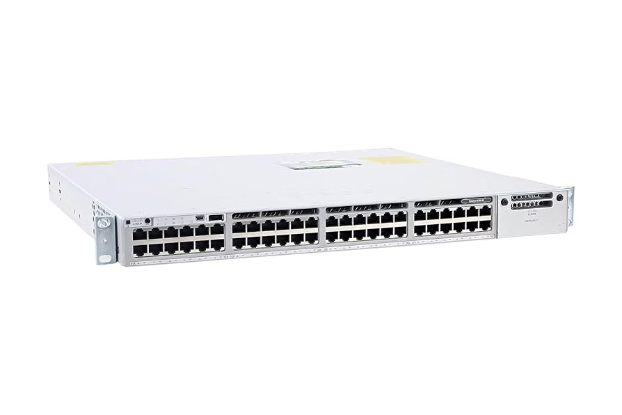 Коммутатор CISCO Catalyst 9300 48-port 1Gb copper with modular uplinks, PoE+, PS 1x715W, PoE+ 437W/1440W, DNA Network Advantage, C9300-48P-A