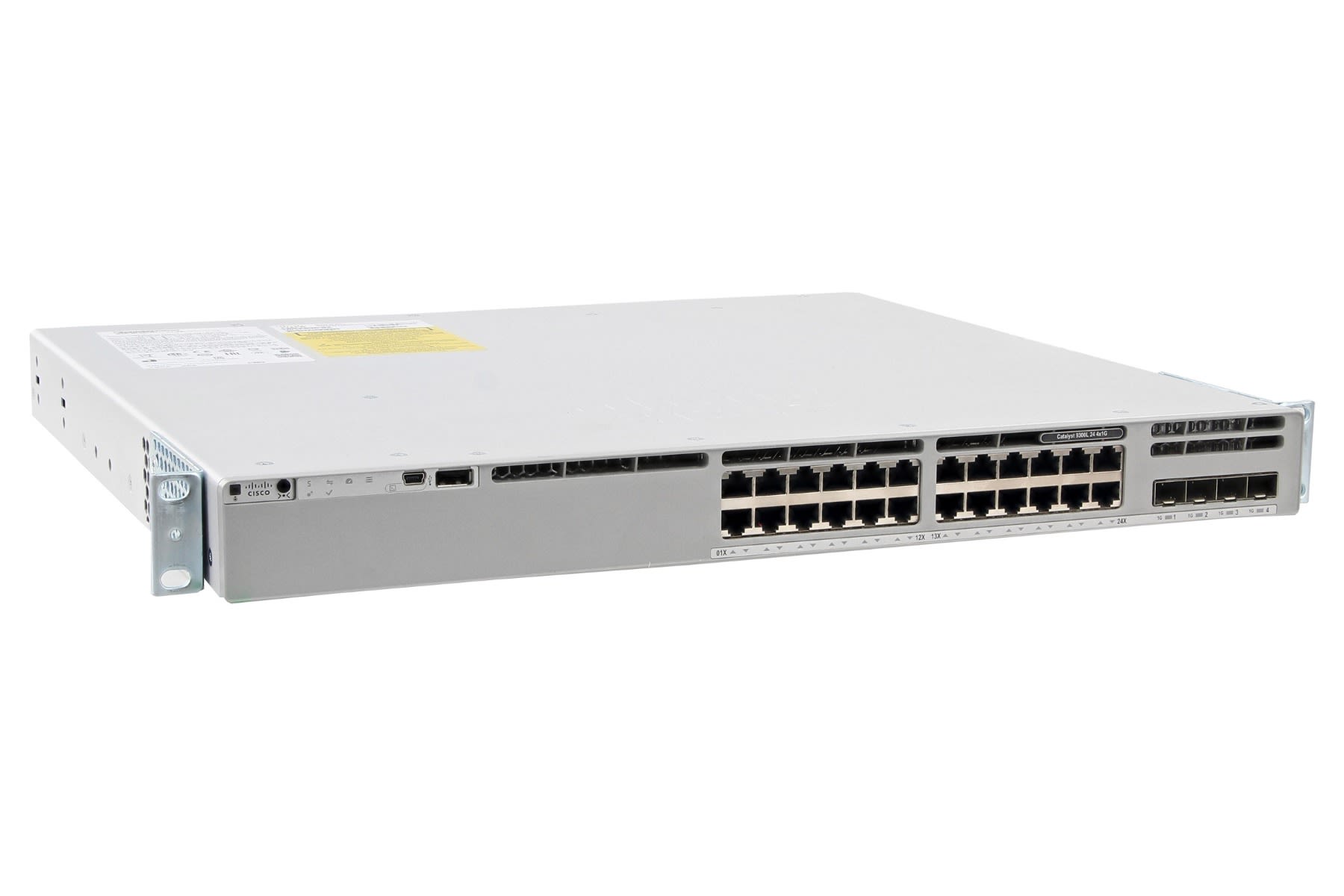 Коммутатор CISCO Catalyst 9300L 24-port data 1Gb copper, with fixed 4x10Gb SFP+ uplinks, DNA Network Essentials Lic, , C9300L-24T-4X-E