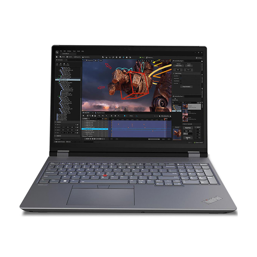 Ноутбук Lenovo ThinkPad P16 Gen 2 MOBILE WORKSTATION Core™ i9-13950HX 4TB SSD 128GB 16" (3840x2400) OLED TOUCHSCREEN WIN11 Pro NVIDIA® RTX 5000 16384MB STORM GREY Backlit Keyboard FP Reader
