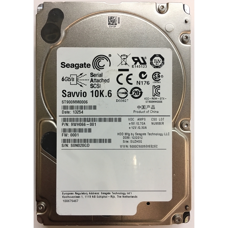 Жёсткий диск Dell SAS 900 GB 6 Gbps RPM 10K 2.5 G13