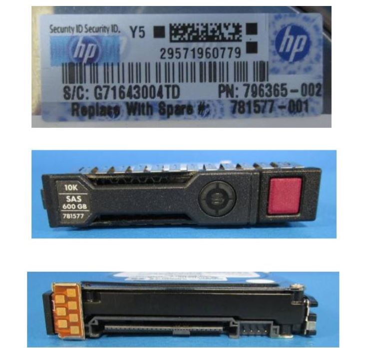  HP 781577-001 600ГБ, 12G, SAS, 10K, 2,5"