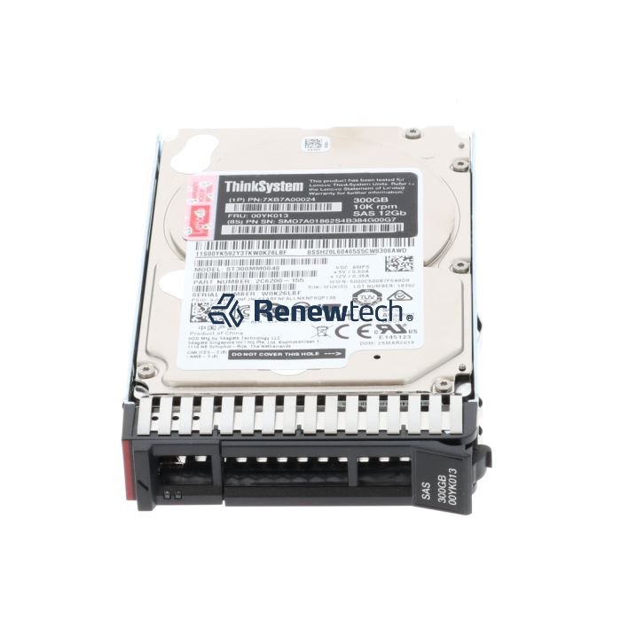 300GB 2.5" SAS, 7XB7A00024 ThinkSystem 2.5" 300GB 10K SAS 12Gb Hot Swap 512n HDD