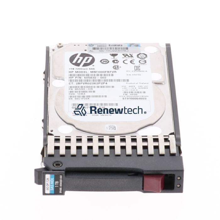 Жёсткий диск серверный 1TB 2.5" HPE SAS 7,2K 6G HotPlug Dual Port 