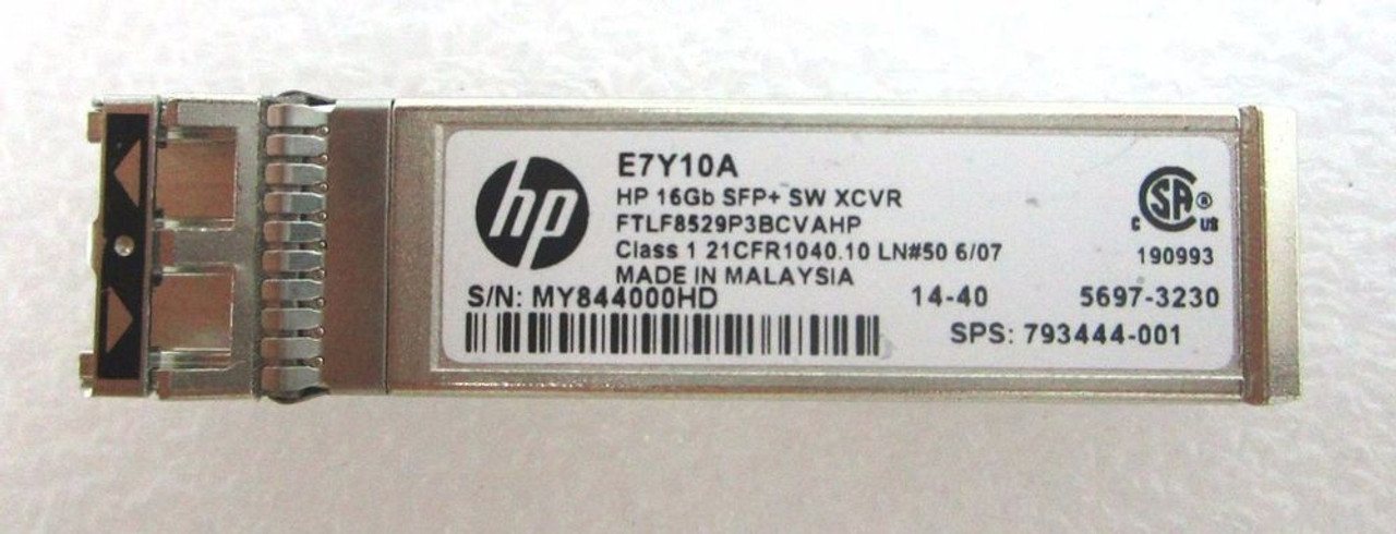Модуль SFP+ HP 16GB FC (PN: E7Y10A, 793444-001, ), NEW BOX