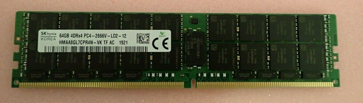 Оперативная память Hynix 1x 64GB DDR4-2666 LRDIMM PC4-21300V-L Quad Rank [HMAA8GL7CPR4N-VK]
