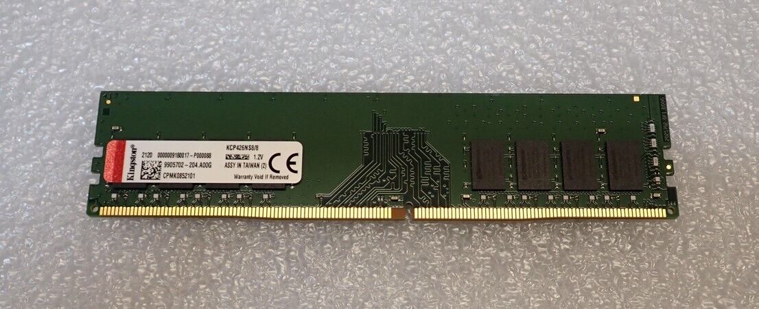 Память оперативная/ Kingston DIMM 8GB 2666MHz DDR4