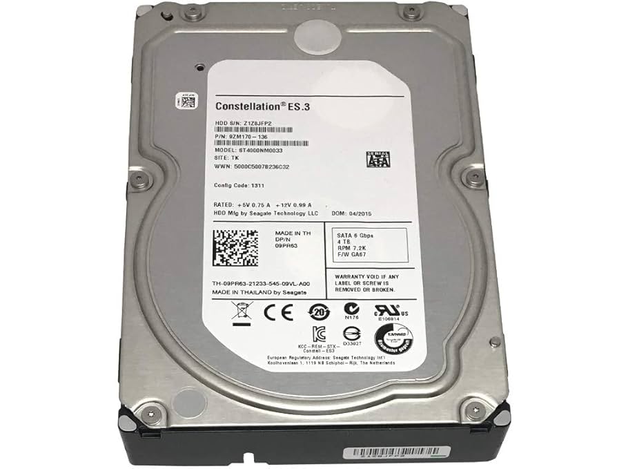 Жесткий диск Seagate ST4000NM0033 4 ТБ 6 Гбит/с 3,5“ SATA 7,2K HDD 9ZM170-004 