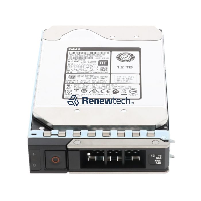 Жесткий диск Dell 7KT9W G14-G16 12-TB 12G 7.2K 3.5 SAS w/X7K8W