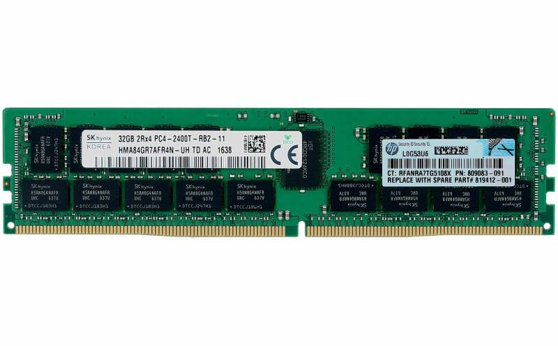 Оперативная память HP 32GB (1 x 32GB) Dual Rank x4 DDR4-2400 [809083-091] NEW