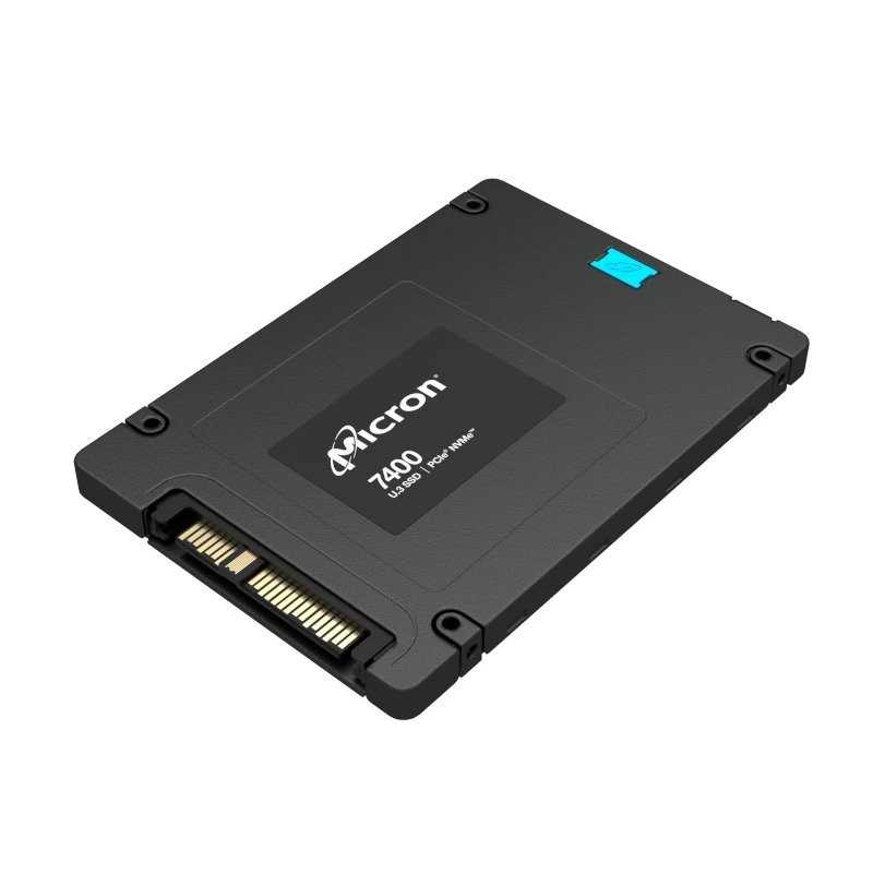 Micron SSD 7450 MAX, 3200GB, U.3(2.5" 15mm), NVMe, PCIe 4.0 x4, 3D TLC, R/W 6800/5300MB/s, IOPs 1,000,000/390,000, TBW 17500, DWPD 3 (12 months) - можно заказать кратно 5 шт. (5 шт. или 10 шт.)