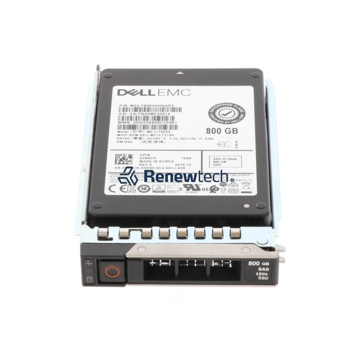 400-AZIL Dell 800GB SSD SAS ISE Mix Use 12Gb ps 512e 2.5in Hot-plug, 3 DWPD