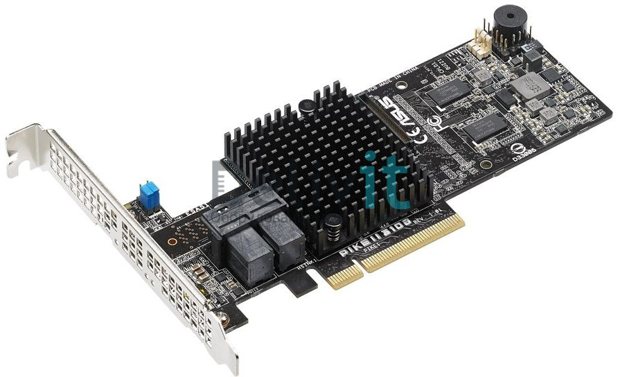 Адаптер ASUS PIKE II 3108-8I/16PD/2G,8 ports,LSI SAS 3108,RAID 0/RAID 1/RAID 10/RAID 5/RAID 6/RAID 50/RAID 60,upto 12GB/S, only Asus motherboards