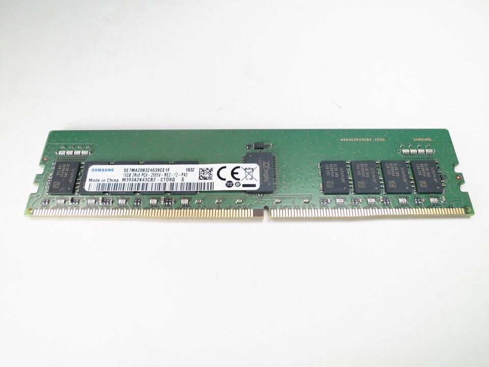 Оперативная память Samsung 16GB DDR4-2666 RDIMM PC4-21300V, M393A2K43CB2-CTD