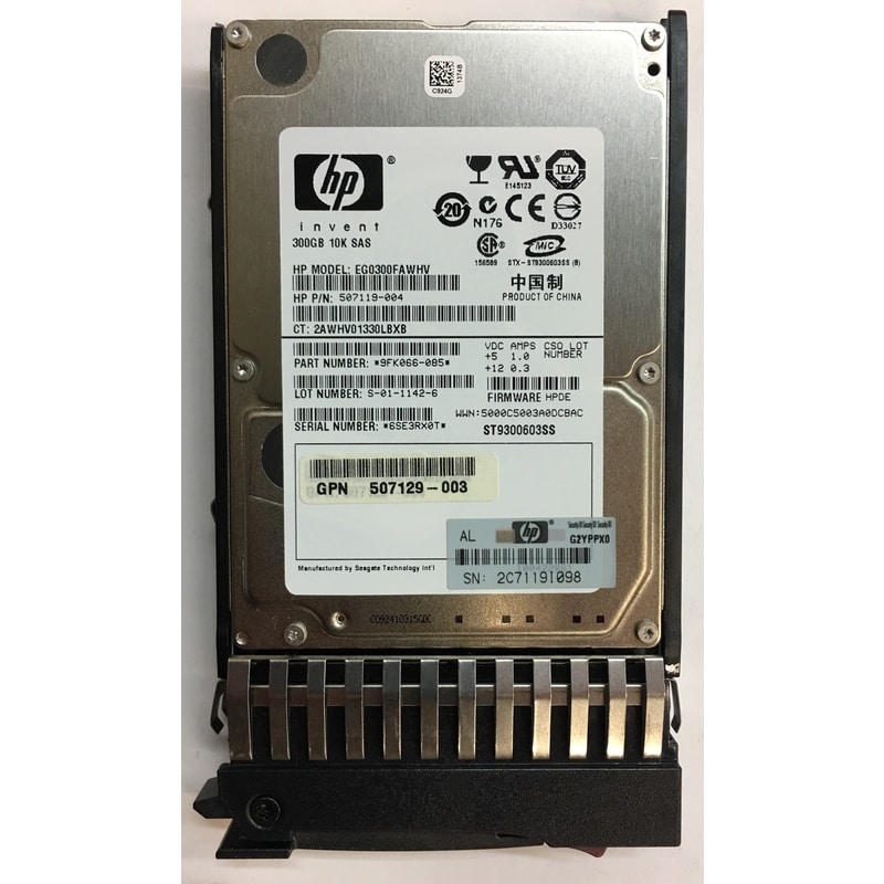 Жесткий диск Seagate 9FK066-085 SAS 300Gb (U300/10K/64Mb) DP 6G 2.5
