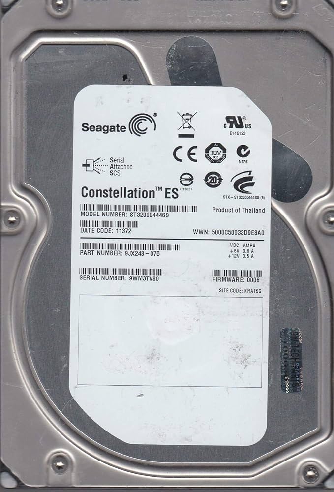 Жесткий диск Seagate ST32000444SS 9JX248-031 118032750 2TB ES SAS 6.0 Gb/s 7200rpm 64Mb. Товар уцененный