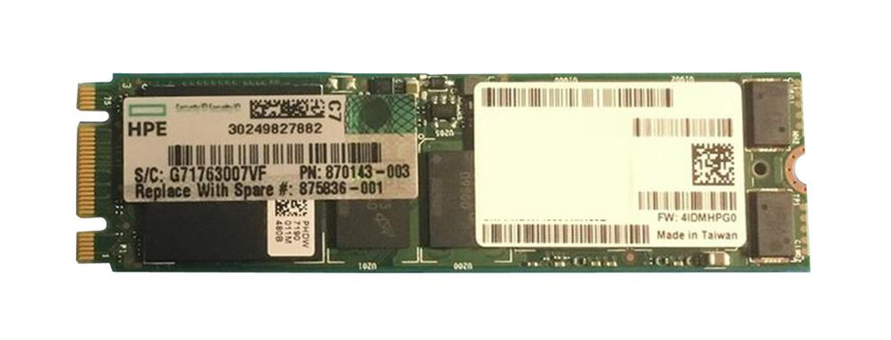 Накопитель SSD HP (Intel) DC S4500 Series 480Gb 6G AES TLC 3D2 NAND M.2 2280 (22x80mm) For Gen8 Gen9 Gen10(870143-003)