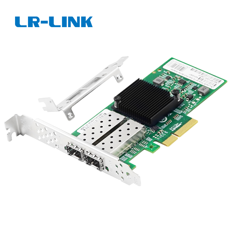 Сетевая карта LR-Link NIC PCIe x4, 2 x 1G SFP, Intel i350 chipset (FH+LP)
