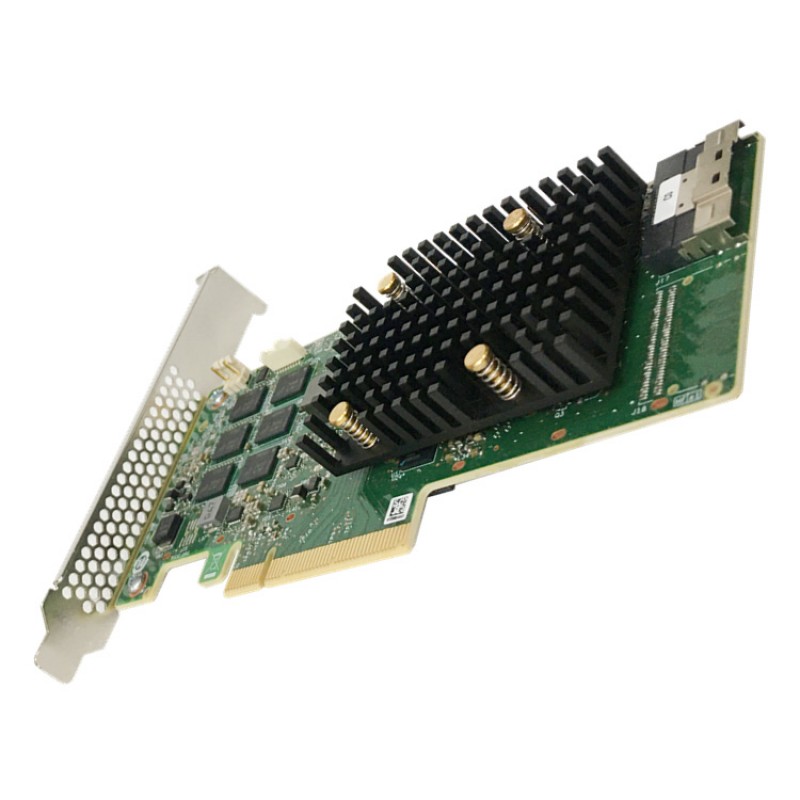Контроллер Broadcom MegaRAID 9560-8I SGL (05-50077-01) PCIe 4.0 x8 LP, SAS/SATA/NVMe, RAID 0,1,5,6,10,50,60, 8port(1 * int SFF8654), 4GB Cache, 3908ROC, RTL