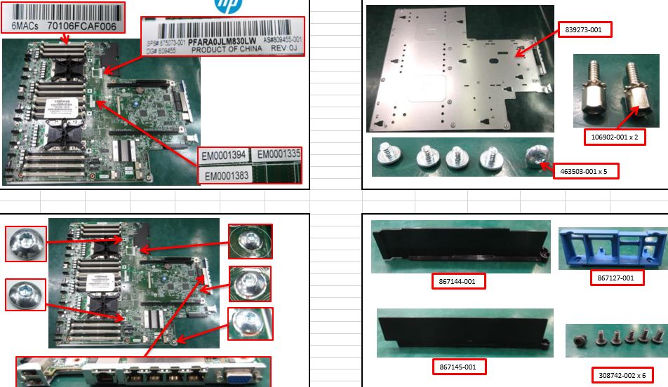 Материнская плата HP System I/O board (motherboard) assembly dl380 Gen10 [875073-001]