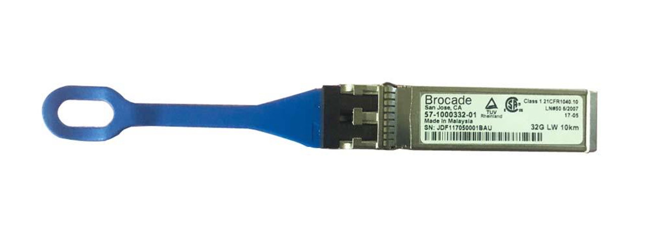 Трансивер Brocade 32Gbit SWL FC SFP+ 300m 850nm Transceiver (XBR-000412, XBR-000413)  
