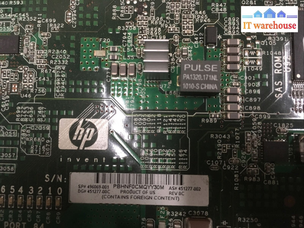 Материнская плата HP 496069-001 DL380 G6 System Board REF