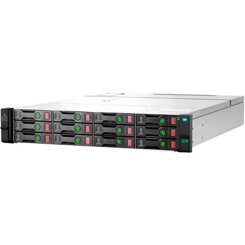 Дисковый массив HPE D3610 LFF 12Gb SAS Disk Enclosure (2U/ up to 12x SAS/SATA drives (Gen8/9/10), 2xI/O module, 2xfans and RPS, 2x0,5m HD Mini-SAS cables) for gen10 server (Q1J09A) (id 25681)
