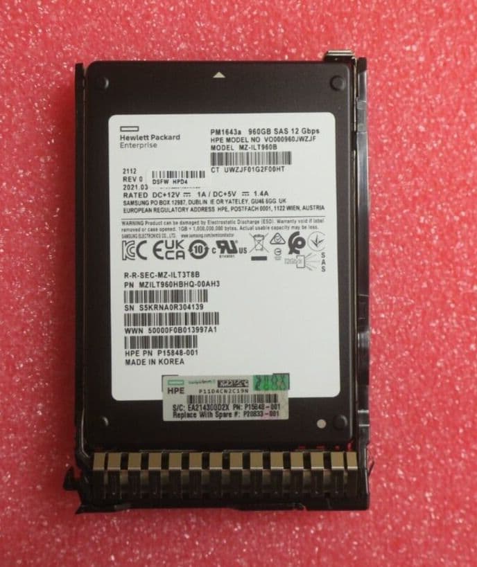 Твердотельный диск HPE SSD960GB