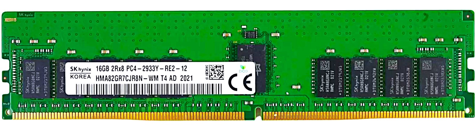 Оперативная Память DDR4-2933 HP (Hynix) 2933Mhz 16Gb 2Rx8 REG ECC Smart PC4-23400Y-R(HMA82GR7CJR8N-WM)