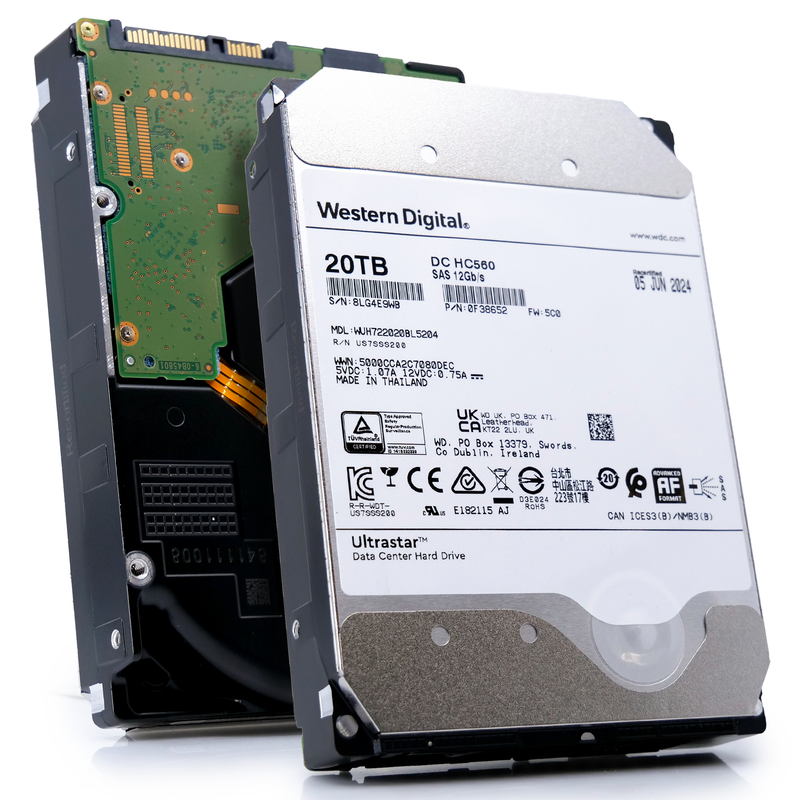 Жесткий диск/ HDD WD SAS Server 20Tb Ultrastar DC HC560 7200 12Gb/s 512MB 1 year warranty