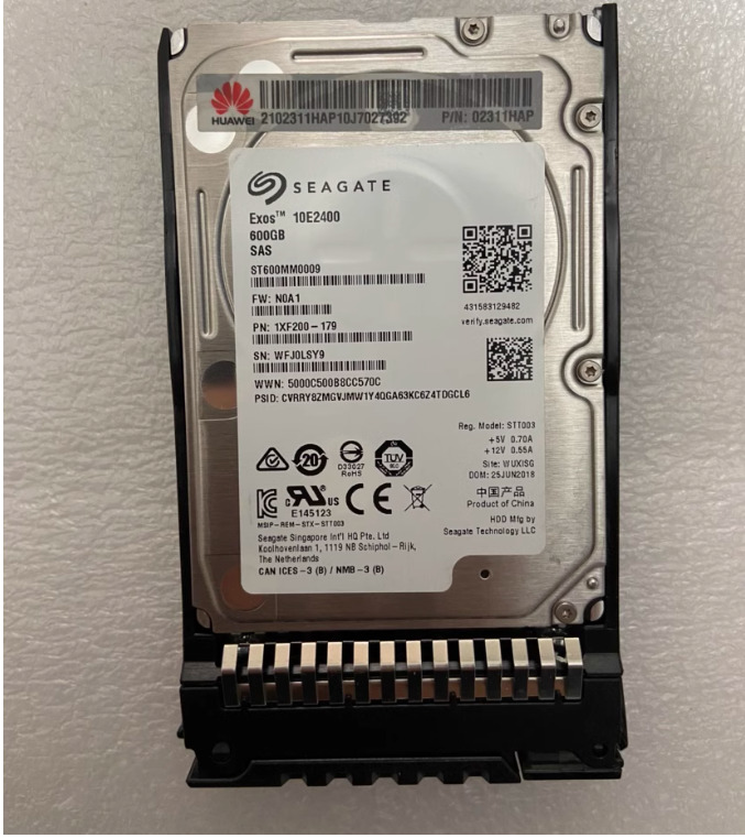 Жесткий диск Huawei 600GB, SAS 12Gb/s, 10K, 128MB , 2.5 (02311HAP)