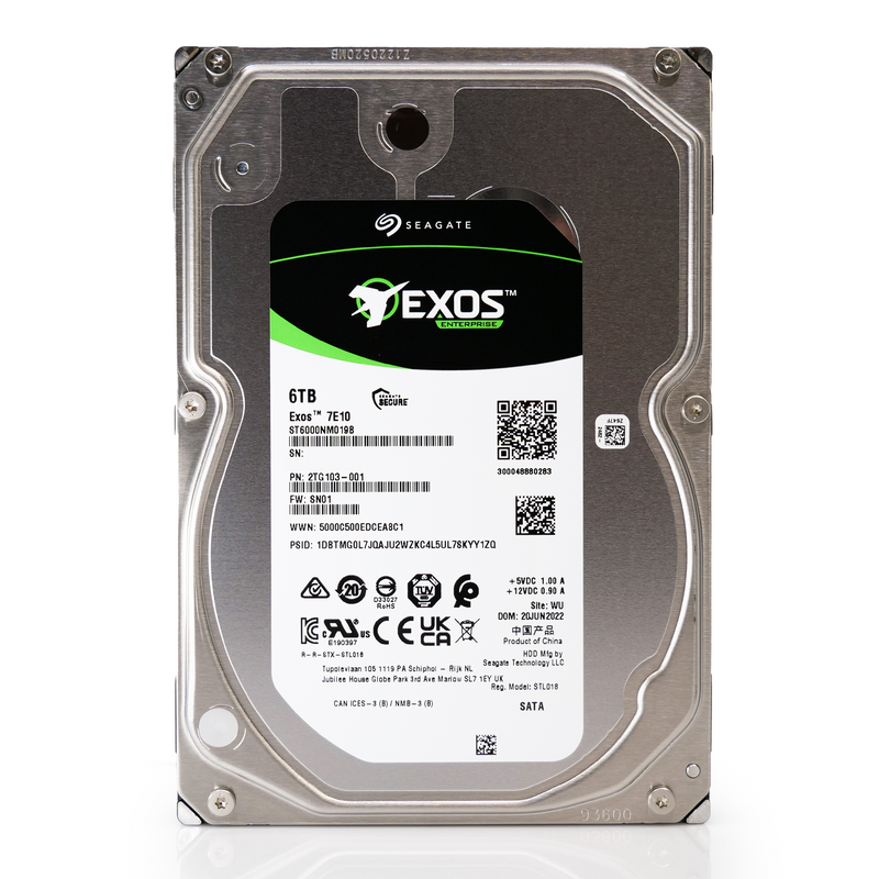 Seagate Exos 7E10 6 Тб ST6000NM019B 3.5" SATA 6Gb/s (SATA-III)