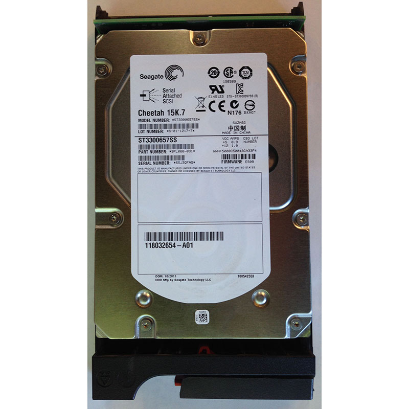 Жесткий Диск EMC (Seagate) Cheetah 15K.7 ST3300657SS 300Gb (U600/15000/16Mb) 520bps 6G SAS To 40pin Fibre Channel 3,5 For VNX8000 VNX7600 VNX7500 VNX5800 VNX5700 VNX5600 VNX5500 VNX5400 VNX5300 VNX5200 VNX5100 VNXe3300(118032654-A01)