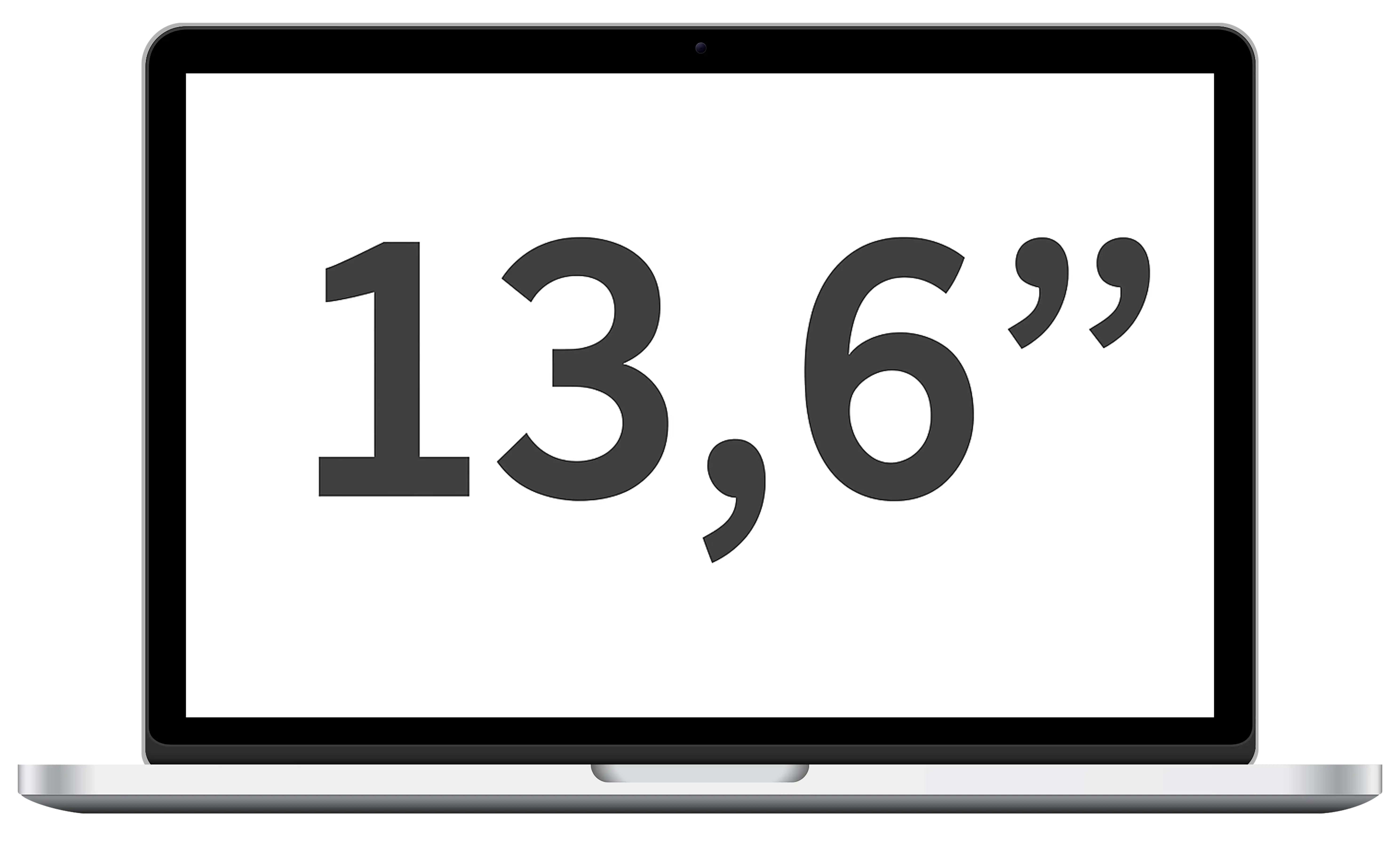 13,6"